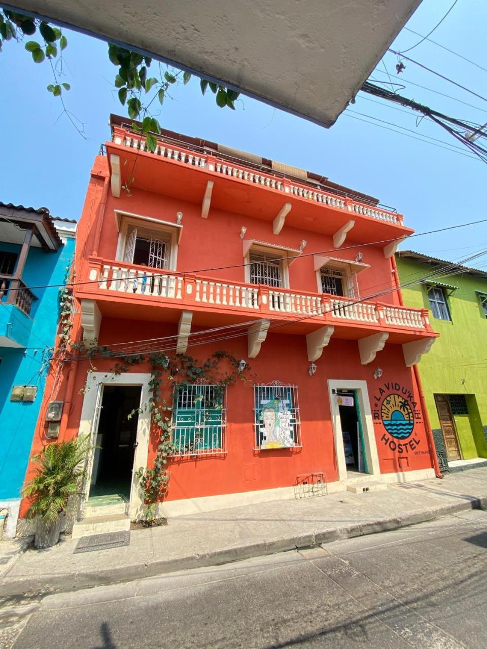 La Viduka Hostel Cartagena المظهر الخارجي الصورة